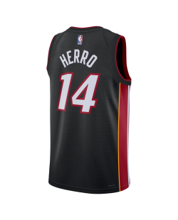 Tyler Herro #14 Miami Heat Schwarzes Icon-Trikot