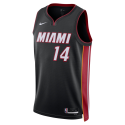 Tyler Herro #14 Miami Heat Schwarzes Icon-Trikot