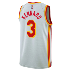Luke Kennard #3 Atlanta Hawks Weiß Association-Trikot