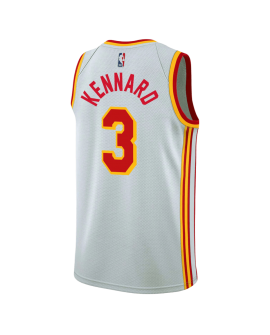 Luke Kennard #3 Atlanta Hawks Weiß Association-Trikot