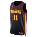 Schwarzes Statement-Trikot der Trae Young #11 Atlanta Hawks