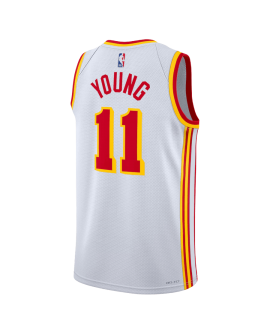 Trae Young #11 Atlanta Hawks Weiß Association-Trikot