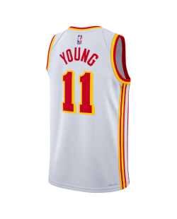 Trae Young #11 Atlanta Hawks Weiß Association-Trikot