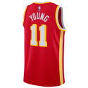 Trae Young #11 Atlanta Hawks Rotes Icon-Trikot