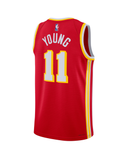 Trae Young #11 Atlanta Hawks Rotes Icon-Trikot