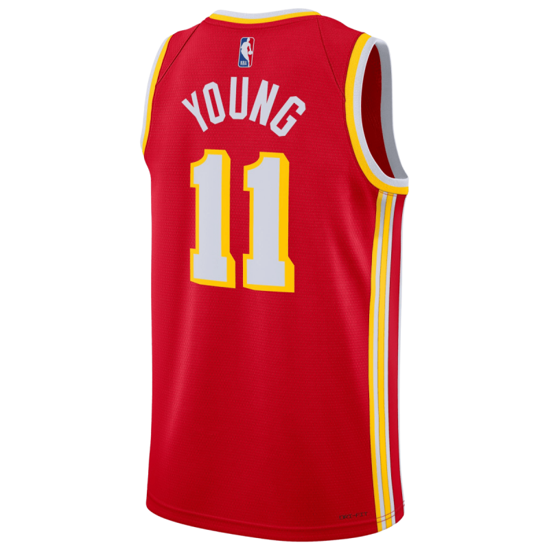 Trae Young #11 Atlanta Hawks Rotes Icon-Trikot