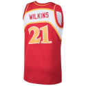 Dominique Wilkins #21 Atlanta Hawks 1986–87 Hardwood Classics-Trikot