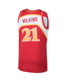 Dominique Wilkins #21 Atlanta Hawks 1986–87 Hardwood Classics-Trikot