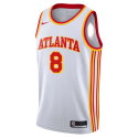 Kristaps Porziņģis #8 Atlanta Hawks Weiß Association-Trikot