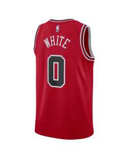 Coby Weiß #0 Chicago Bulls Red Icon Trikot