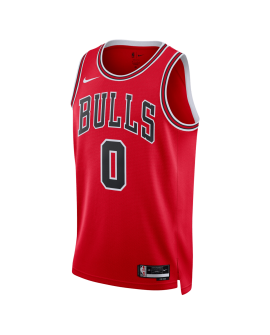Coby Weiß #0 Chicago Bulls Red Icon Trikot