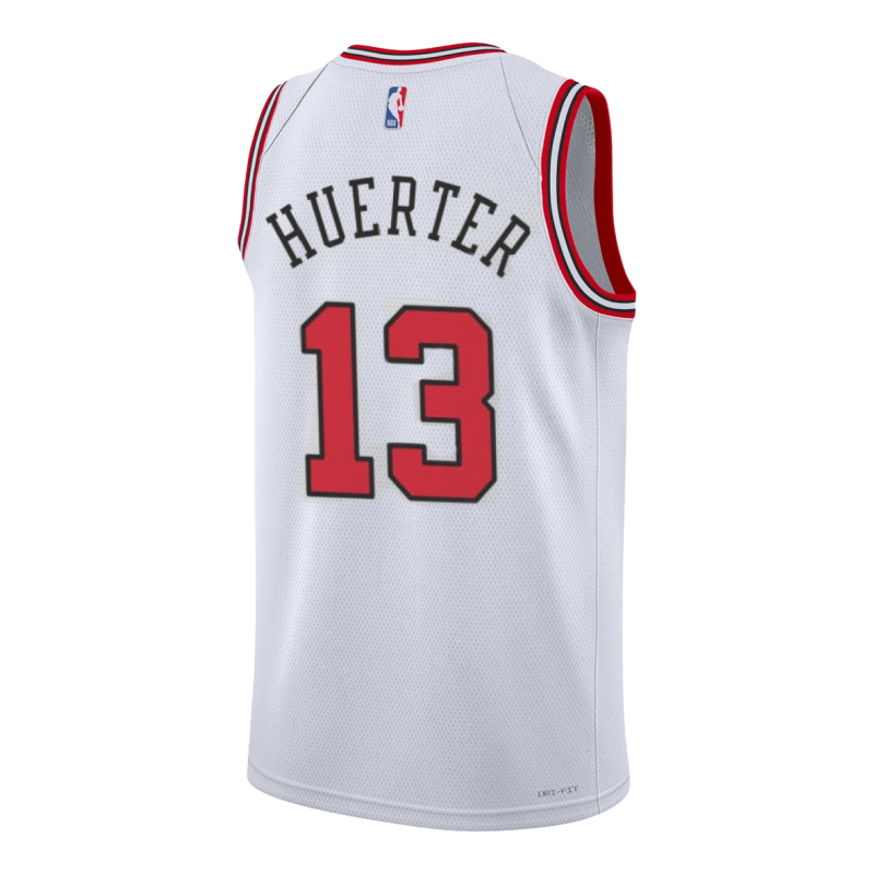 Kevin Huerter #13 Chicago Bulls Weiß Association Trikot