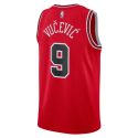 Nikola Vučević #9 Chicago Bulls Red Icon Trikot