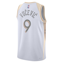 Nikola Vučević #9 Chicago Bulls Weißes City Edition-Trikot