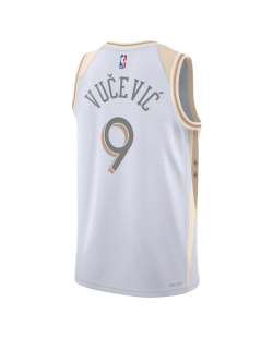 Nikola Vučević #9 Chicago Bulls Weißes City Edition-Trikot