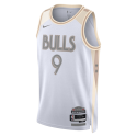 Nikola Vučević #9 Chicago Bulls Weißes City Edition-Trikot