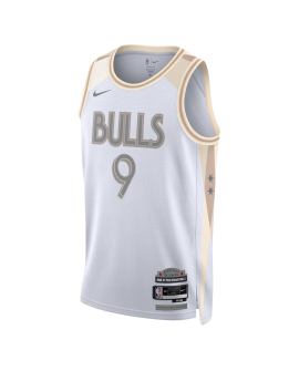 Nikola Vučević #9 Chicago Bulls Weißes City Edition-Trikot