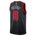 Nikola Vučević #9 Chicago Bulls Schwarzes Statement-Trikot