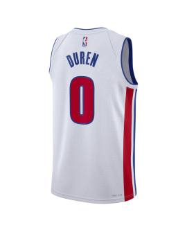 Jalen Duren #0 Detroit Pistons Weiß Association Trikot