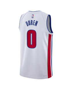 Jalen Duren #0 Detroit Pistons Weiß Association Trikot