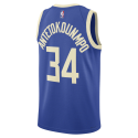 Giannis Antetokounmpo #34 Milwaukee Bucks Royal City Edition-Trikot
