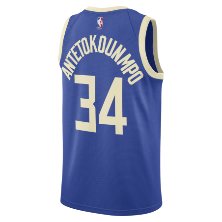 Giannis Antetokounmpo #34 Milwaukee Bucks Royal City Edition-Trikot