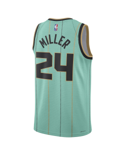 Brandon Miller #24 Charlotte Hornets Mint City Edition-Trikot