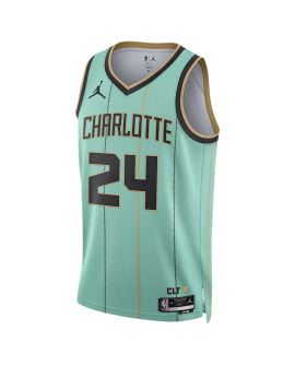 Brandon Miller #24 Charlotte Hornets Mint City Edition-Trikot