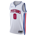 Jalen Duren #0 Detroit Pistons Weiß Association Trikot