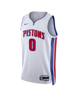 Jalen Duren #0 Detroit Pistons Weiß Association Trikot
