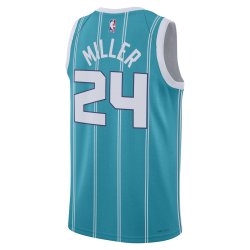 Brandon Miller #24 Charlotte Hornets Blaugrünes Icon-Trikot