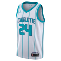 Brandon Miller#24 Charlotte Hornets Weiß Association-Trikot