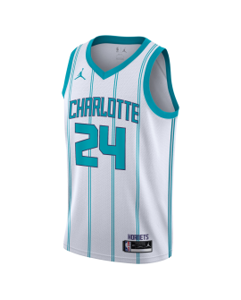 Brandon Miller#24 Charlotte Hornets Weiß Association-Trikot