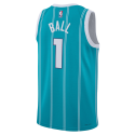 LaMelo Ball #1 Charlotte Hornets Teal Icon Trikot