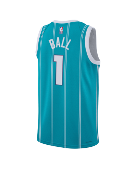 LaMelo Ball #1 Charlotte Hornets Teal Icon Trikot