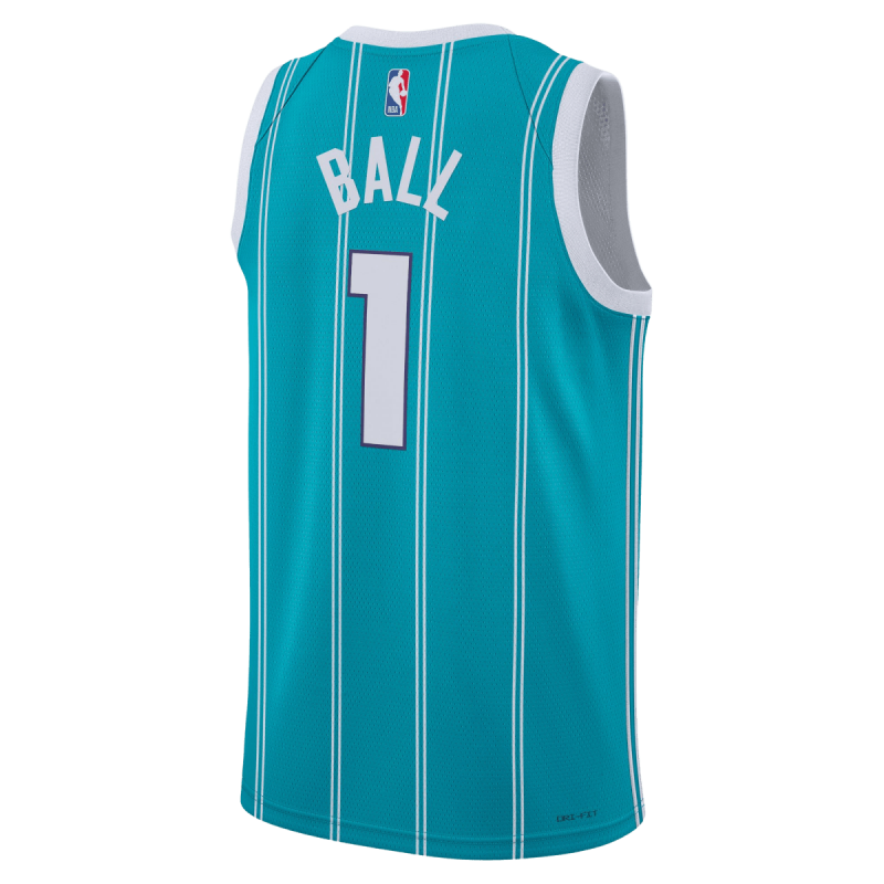 LaMelo Ball #1 Charlotte Hornets Teal Icon Trikot