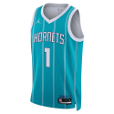 LaMelo Ball #1 Charlotte Hornets Teal Icon Trikot