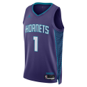 LaMelo Ball #1 Charlotte Hornets Lila Statement-Trikot
