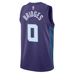 Miles Bridges #0 Charlotte Hornets Lila Statement-Trikot