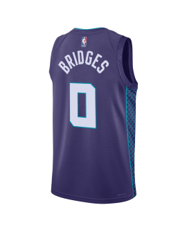 Miles Bridges #0 Charlotte Hornets Lila Statement-Trikot