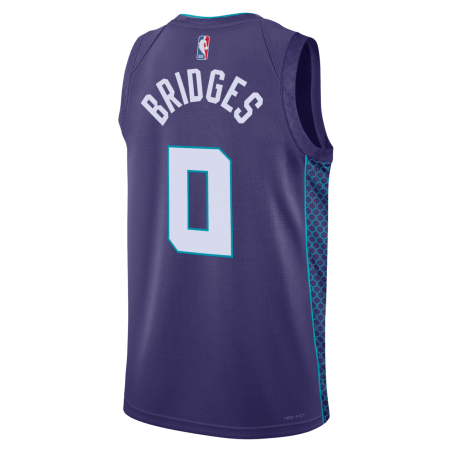 Miles Bridges #0 Charlotte Hornets Lila Statement-Trikot