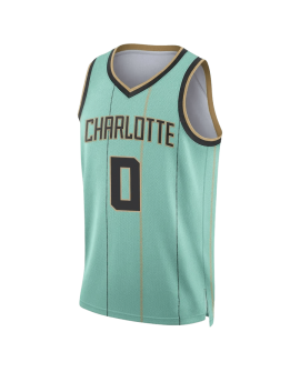Miles Bridges #0 Charlotte Hornets Mint City Edition-Trikot