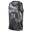 Cam Thomas #24 Brooklyn Nets graues City Edition-Trikot