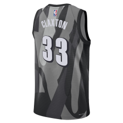 Nicolas Claxton #33 Brooklyn Nets graues City Edition-Trikot