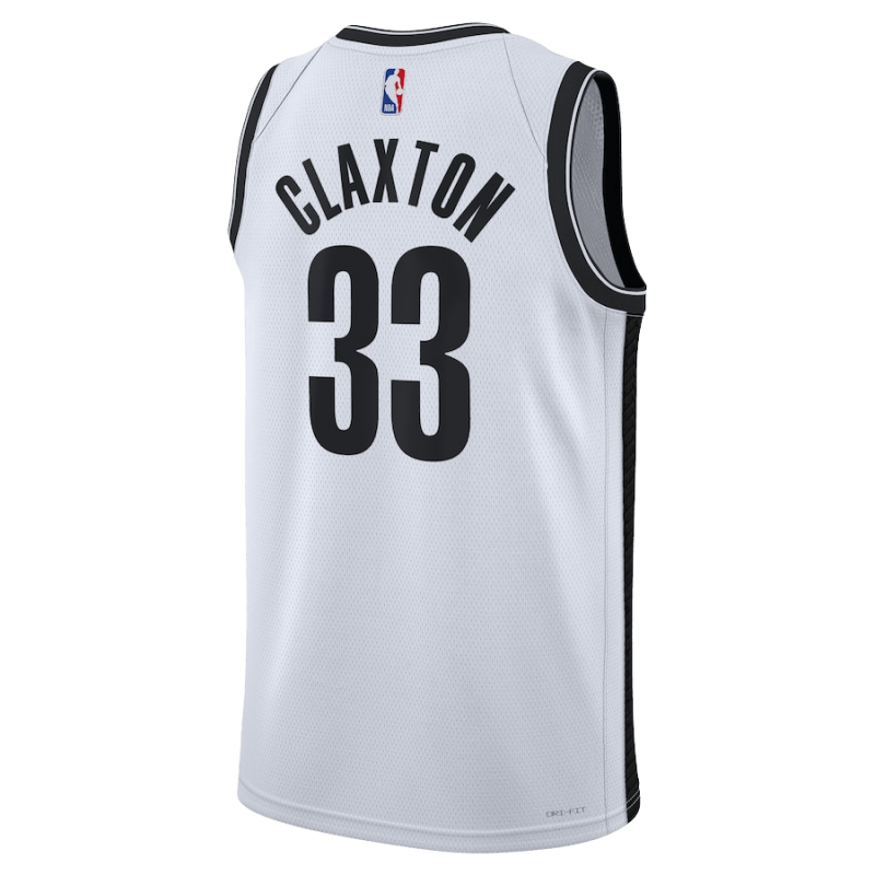 Nicolas Claxton #33 Brooklyn Nets Weiß Association-Trikot