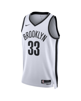 Nicolas Claxton #33 Brooklyn Nets Weiß Association-Trikot
