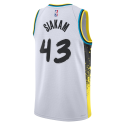 Pascal Siakam #43 Indiana Pacers Weißes City Edition-Trikot