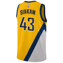 Pascal Siakam #43 Indiana Pacers Gold Statement-Trikot