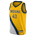 Pascal Siakam #43 Indiana Pacers Gold Statement-Trikot