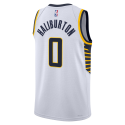 Tyrese Haliburton #0 Indiana Pacers Weiß Association-Trikot